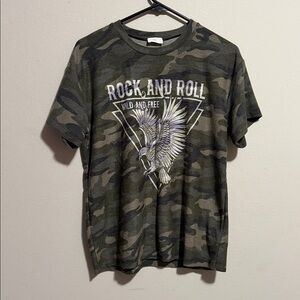 Women’s 12PM camo wild and free top